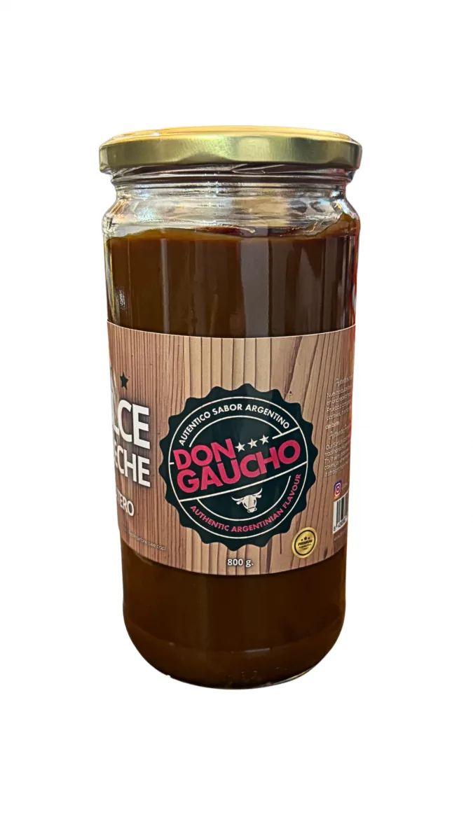 Envase de dulce de leche repostero Don Gaucho de 800 g