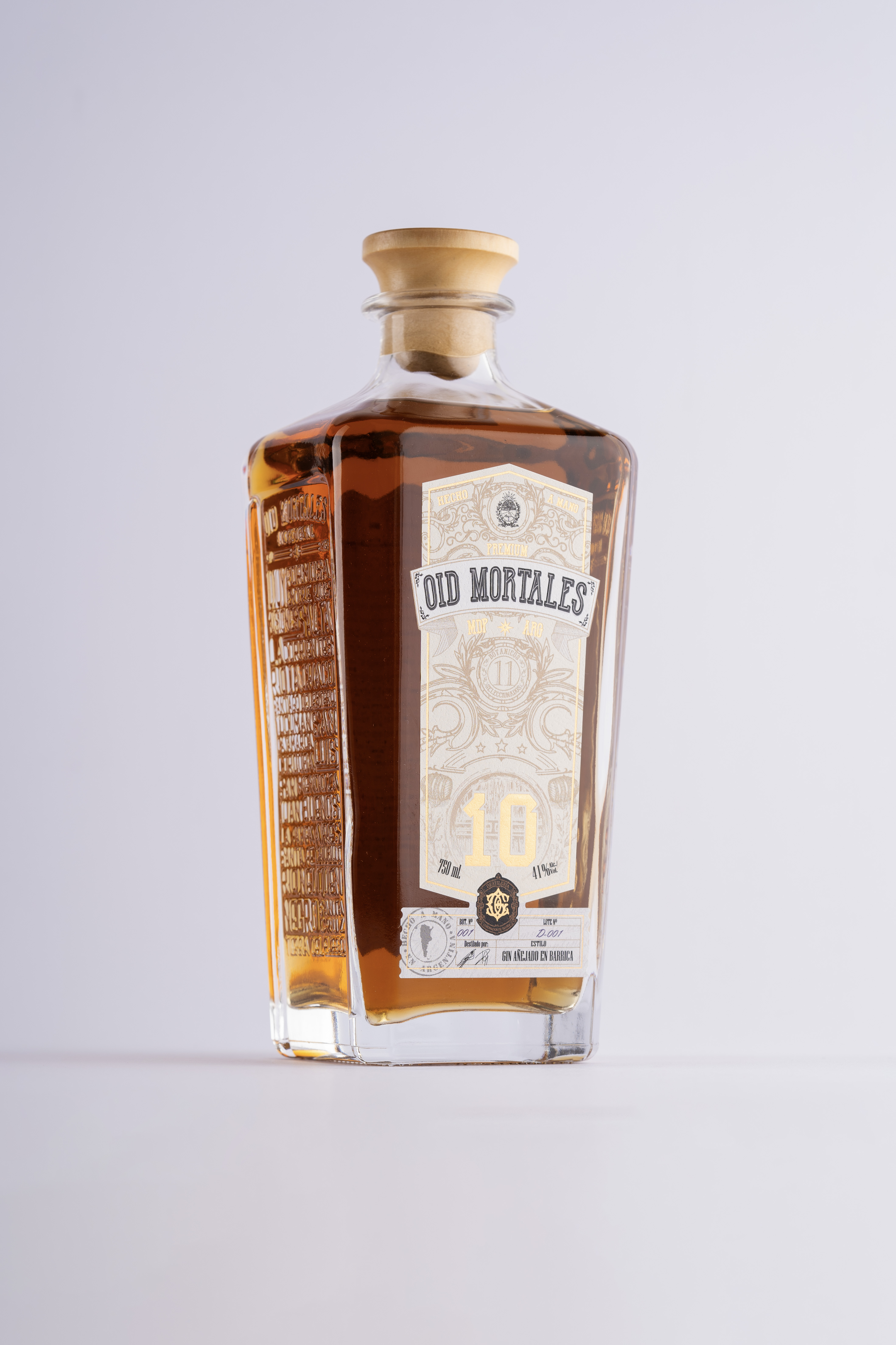 Gin "10" Añejo en Barrica 41% - foto 2