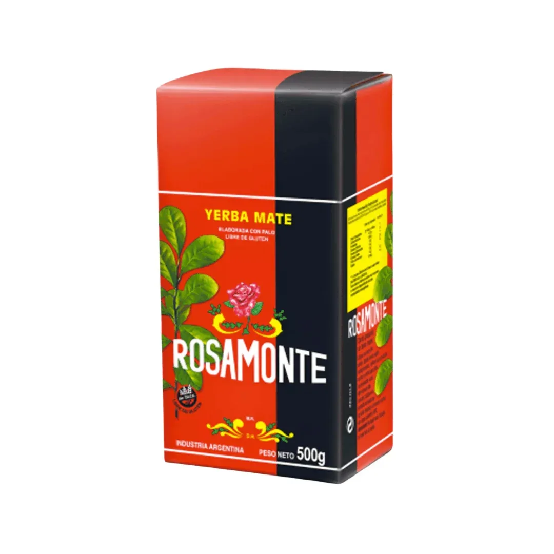 Paquete de yerba mate Rosamonte Tradicional de 500 g